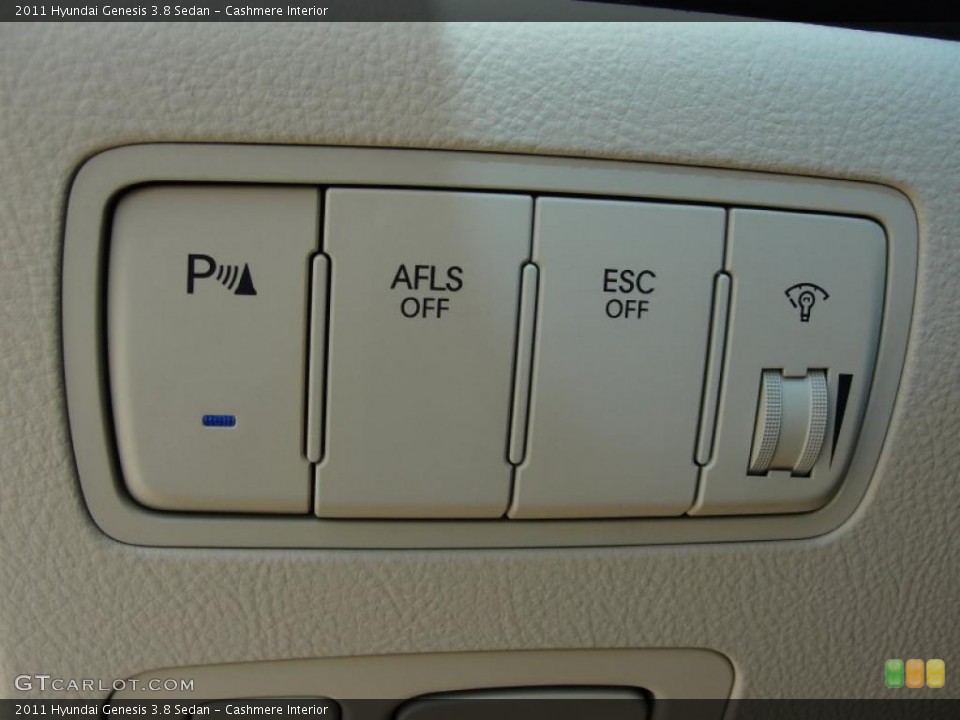 Cashmere Interior Controls for the 2011 Hyundai Genesis 3.8 Sedan #48133247