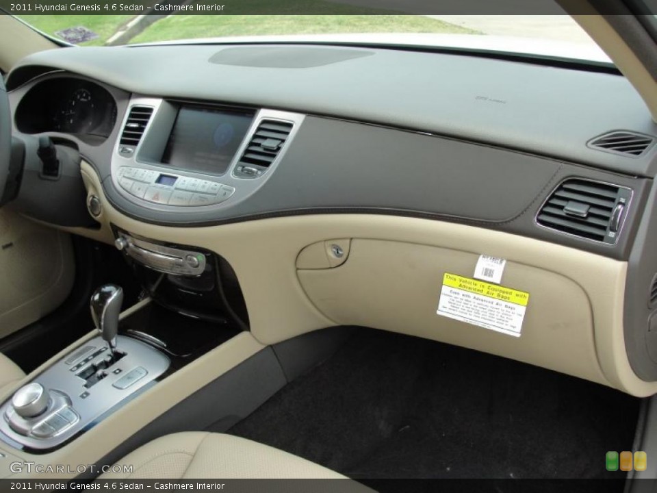 Cashmere Interior Dashboard for the 2011 Hyundai Genesis 4.6 Sedan #48133532