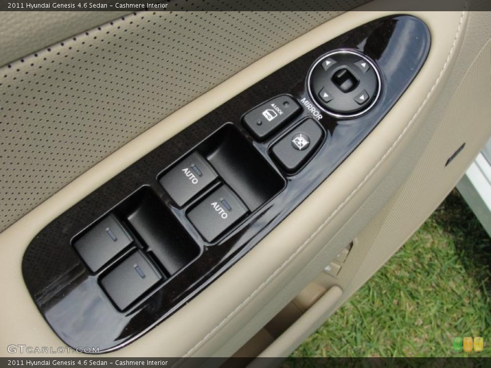 Cashmere Interior Controls for the 2011 Hyundai Genesis 4.6 Sedan #48133613