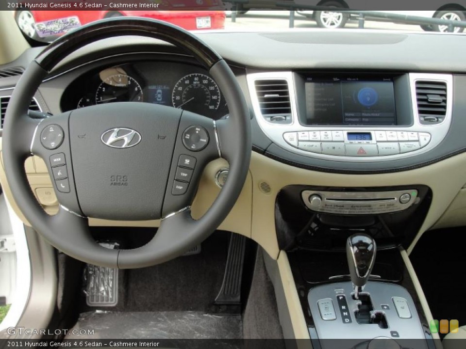 Cashmere Interior Dashboard for the 2011 Hyundai Genesis 4.6 Sedan #48133670