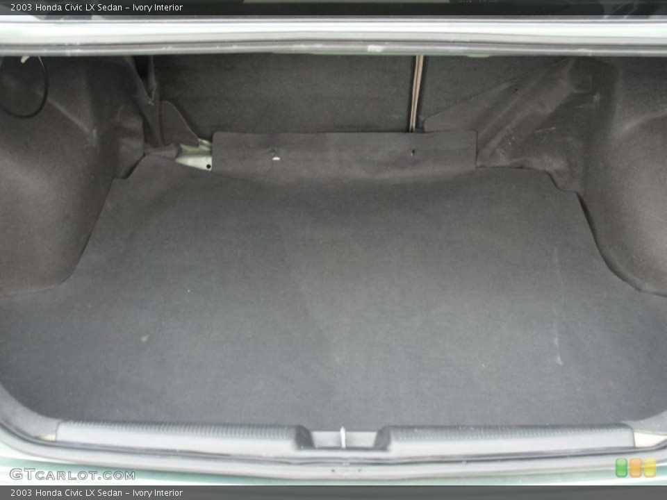 Ivory Interior Trunk for the 2003 Honda Civic LX Sedan #48134987