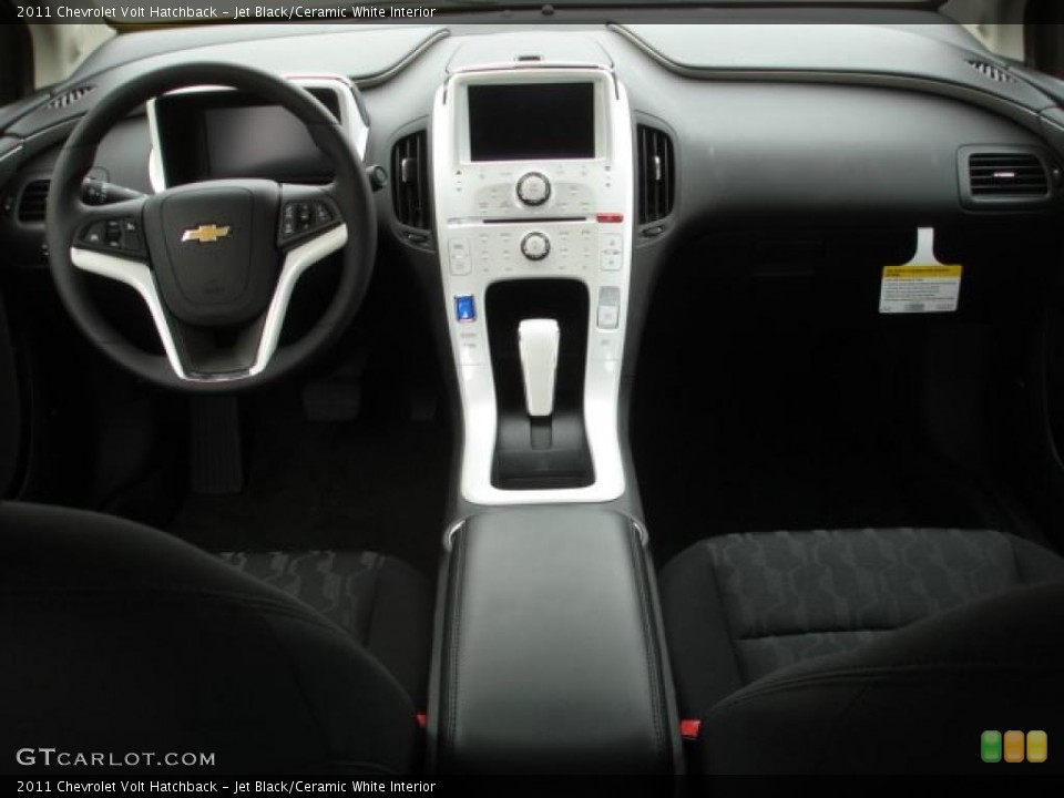Jet Black/Ceramic White Interior Dashboard for the 2011 Chevrolet Volt Hatchback #48135140