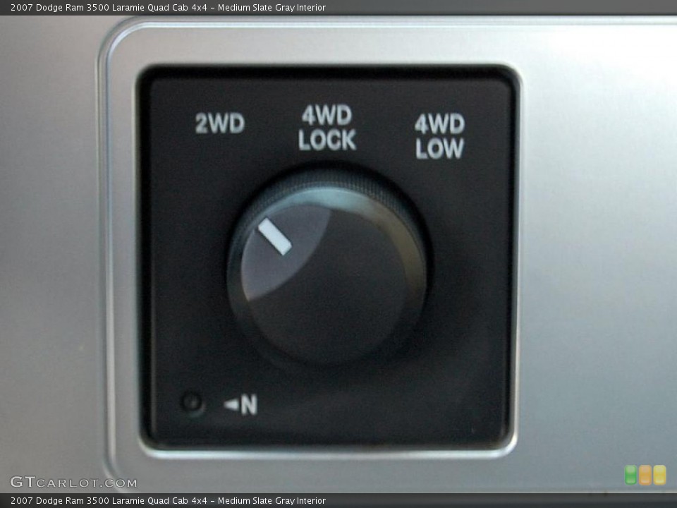 Medium Slate Gray Interior Controls for the 2007 Dodge Ram 3500 Laramie Quad Cab 4x4 #48135219