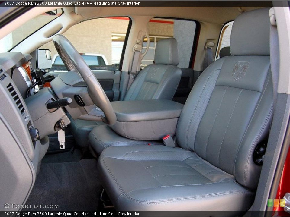 Medium Slate Gray Interior Photo for the 2007 Dodge Ram 3500 Laramie Quad Cab 4x4 #48135252