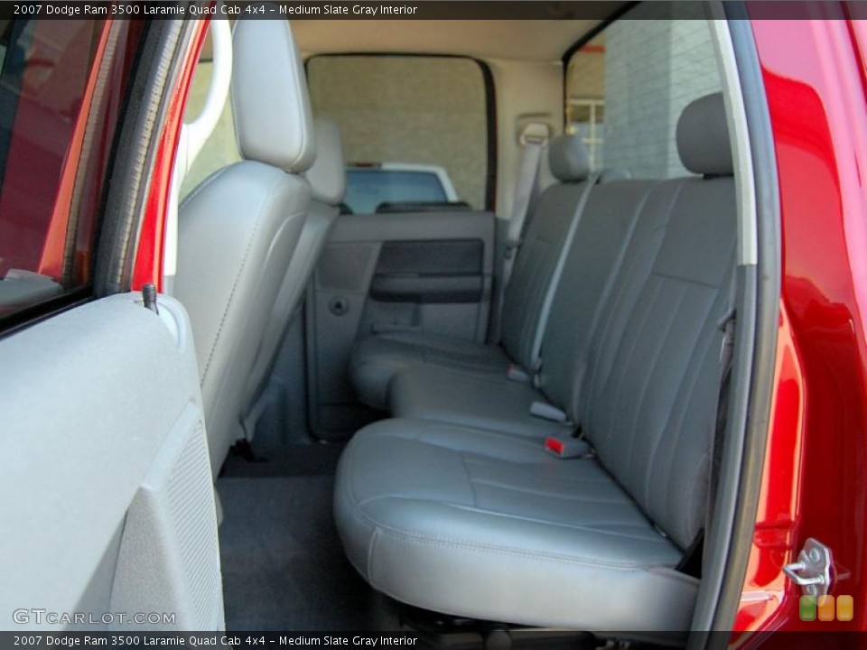 Medium Slate Gray Interior Photo for the 2007 Dodge Ram 3500 Laramie Quad Cab 4x4 #48135267