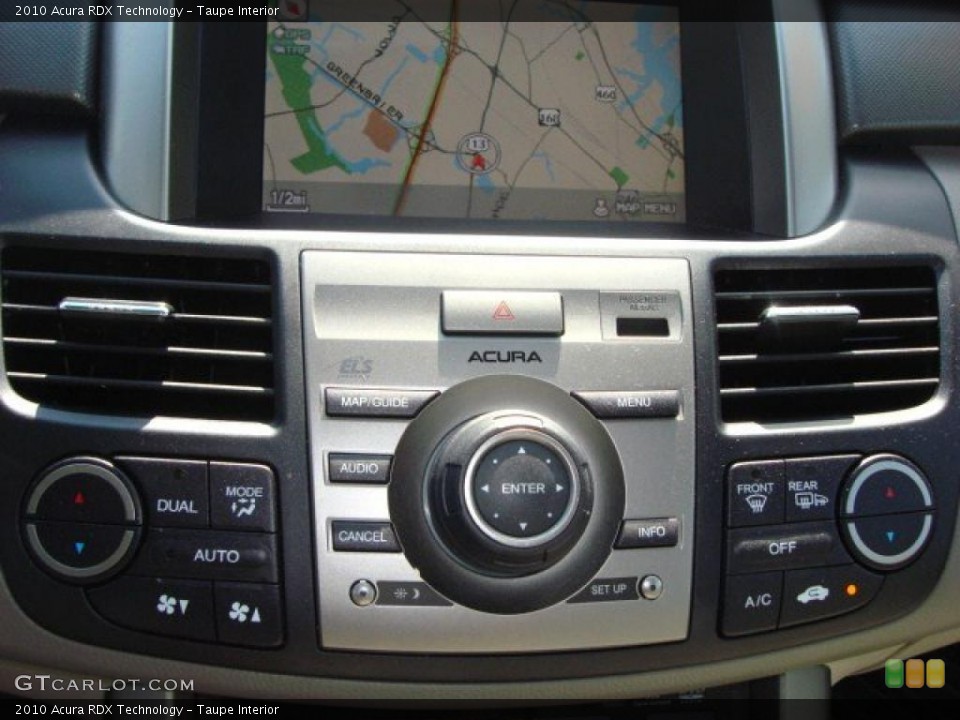 Taupe Interior Controls for the 2010 Acura RDX Technology #48135780