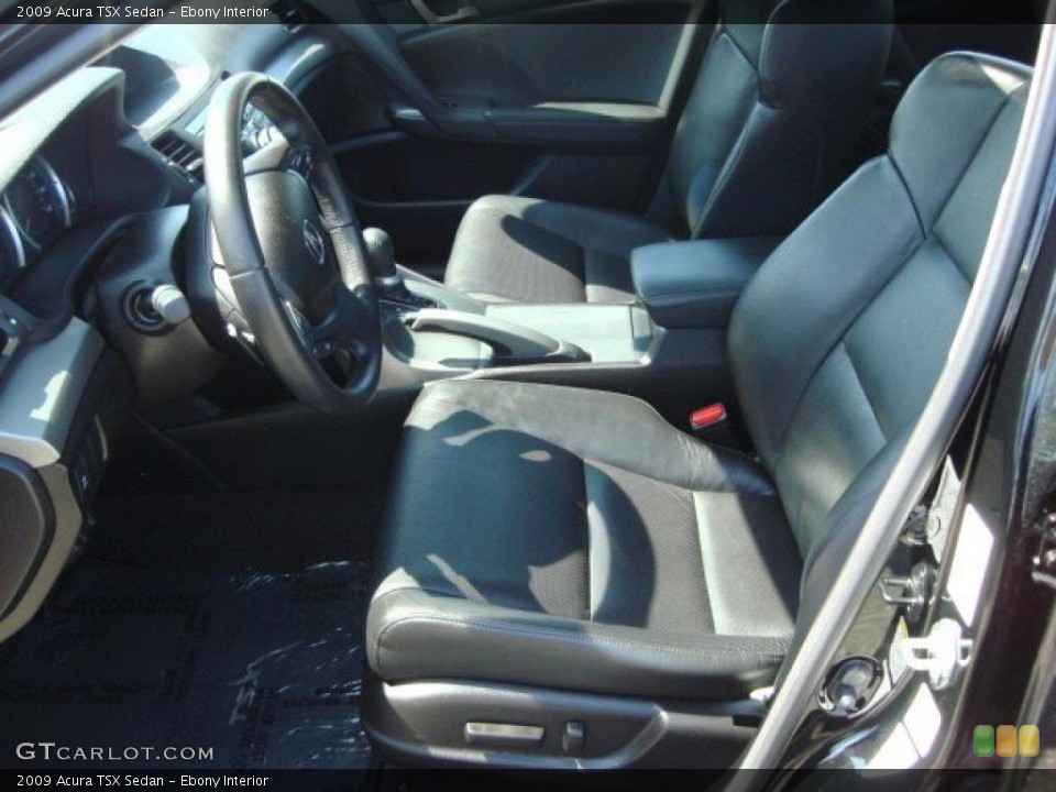 Ebony Interior Photo for the 2009 Acura TSX Sedan #48136779