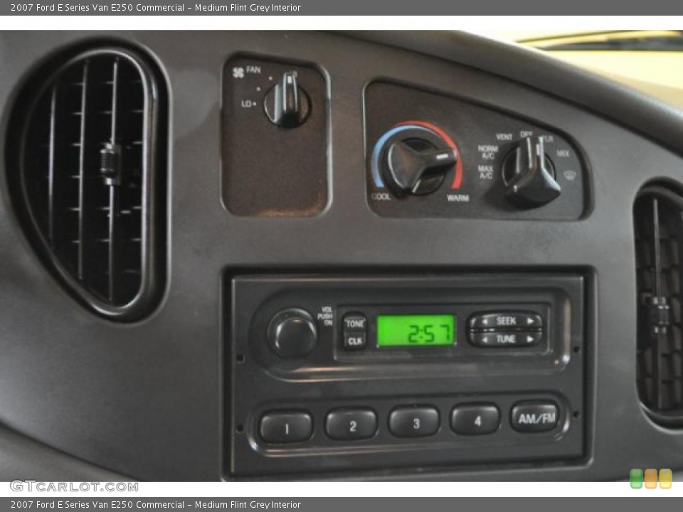 Medium Flint Grey Interior Controls for the 2007 Ford E Series Van E250 Commercial #48136878