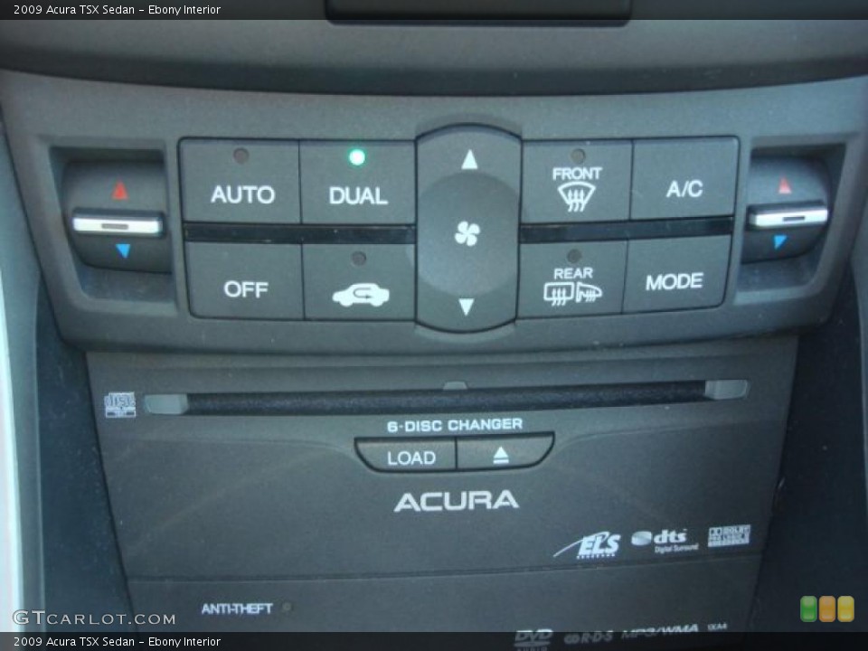 Ebony Interior Controls for the 2009 Acura TSX Sedan #48136911