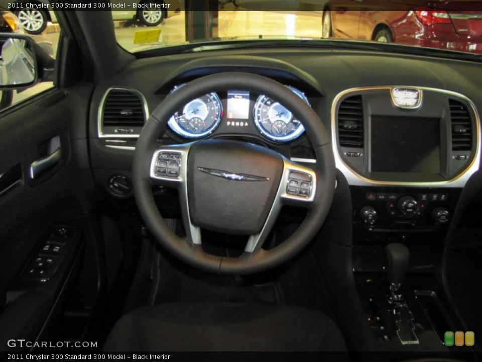 Black Interior Steering Wheel for the 2011 Chrysler 300  #48138186