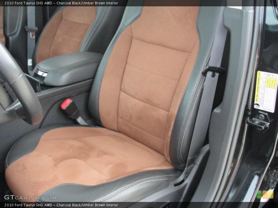 Charcoal Black/Umber Brown Interior Photo for the 2010 Ford Taurus SHO AWD #48140355