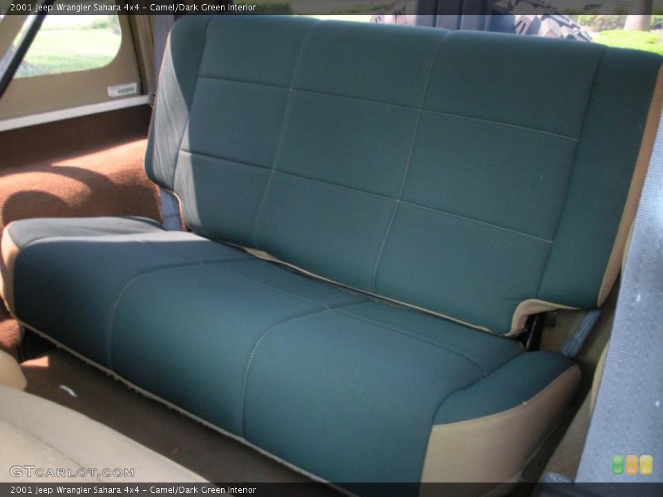 Camel/Dark Green Interior Photo for the 2001 Jeep Wrangler Sahara 4x4 #48140412