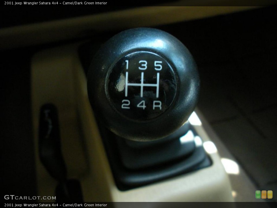 Camel/Dark Green Interior Transmission for the 2001 Jeep Wrangler Sahara 4x4 #48140532