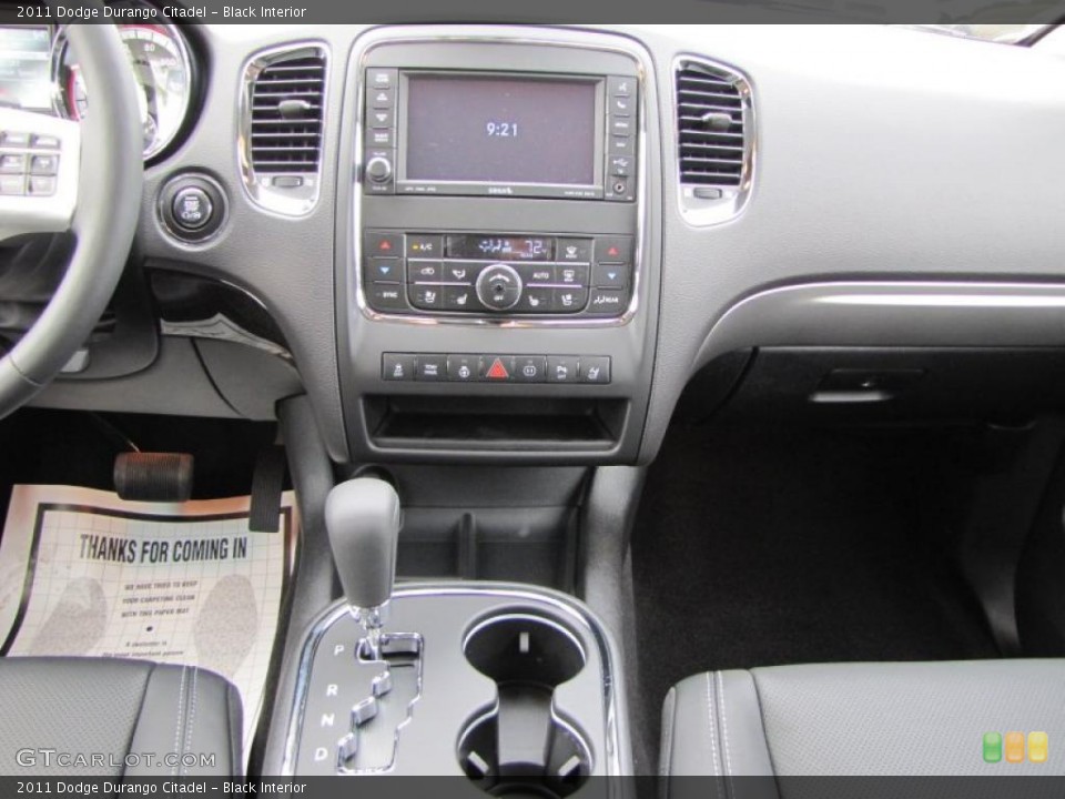Black Interior Controls for the 2011 Dodge Durango Citadel #48141066