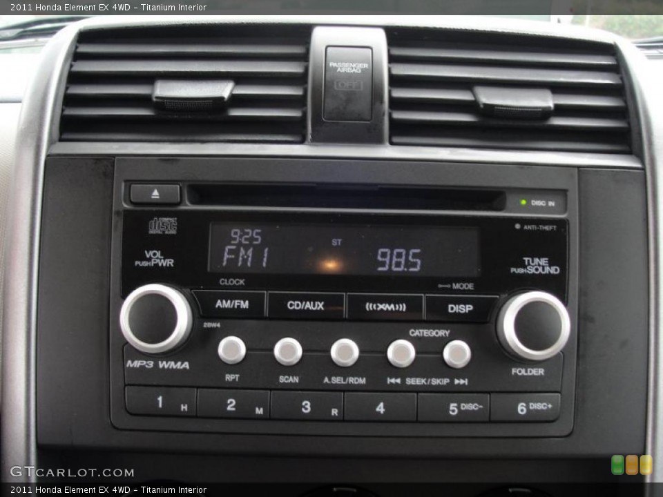 Titanium Interior Controls for the 2011 Honda Element EX 4WD #48141222