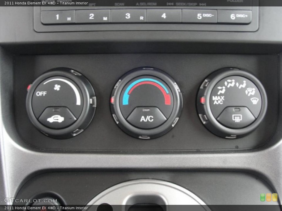 Titanium Interior Controls for the 2011 Honda Element EX 4WD #48141234