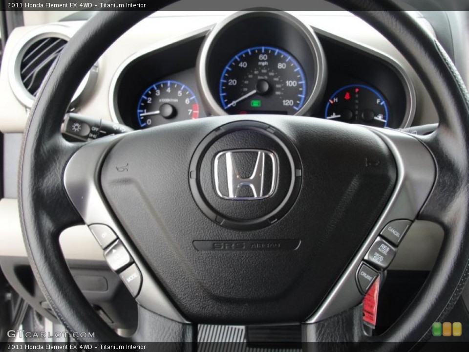 Titanium Interior Steering Wheel for the 2011 Honda Element EX 4WD #48141264