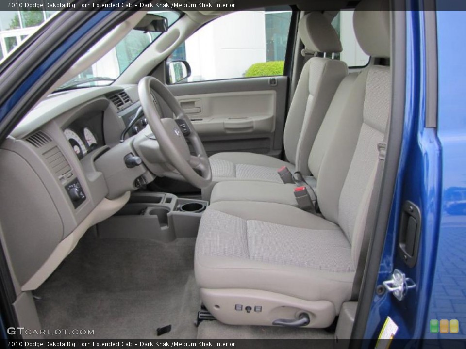 Dark Khaki/Medium Khaki Interior Photo for the 2010 Dodge Dakota Big Horn Extended Cab #48141315