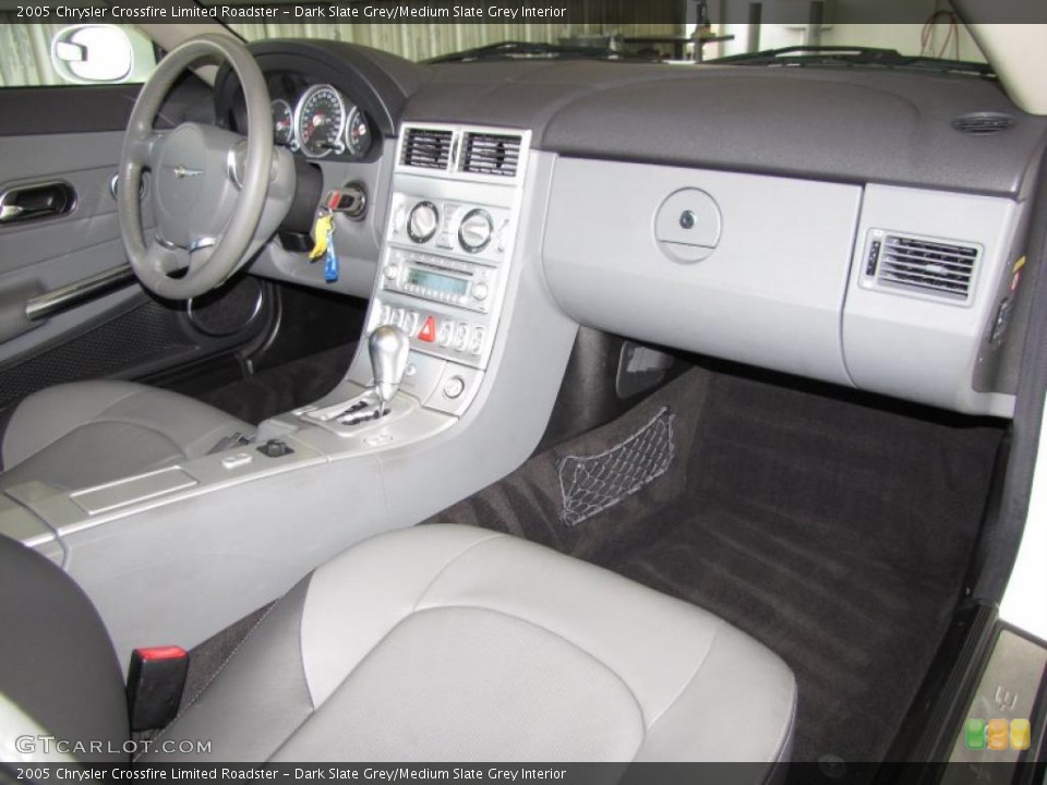 Dark Slate Grey/Medium Slate Grey Interior Dashboard for the 2005 Chrysler Crossfire Limited Roadster #48141687