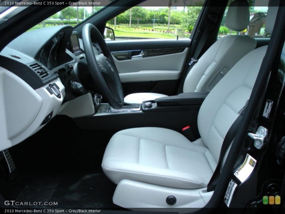 Grey/Black Interior Photo for the 2010 Mercedes-Benz C 350 Sport #48142056