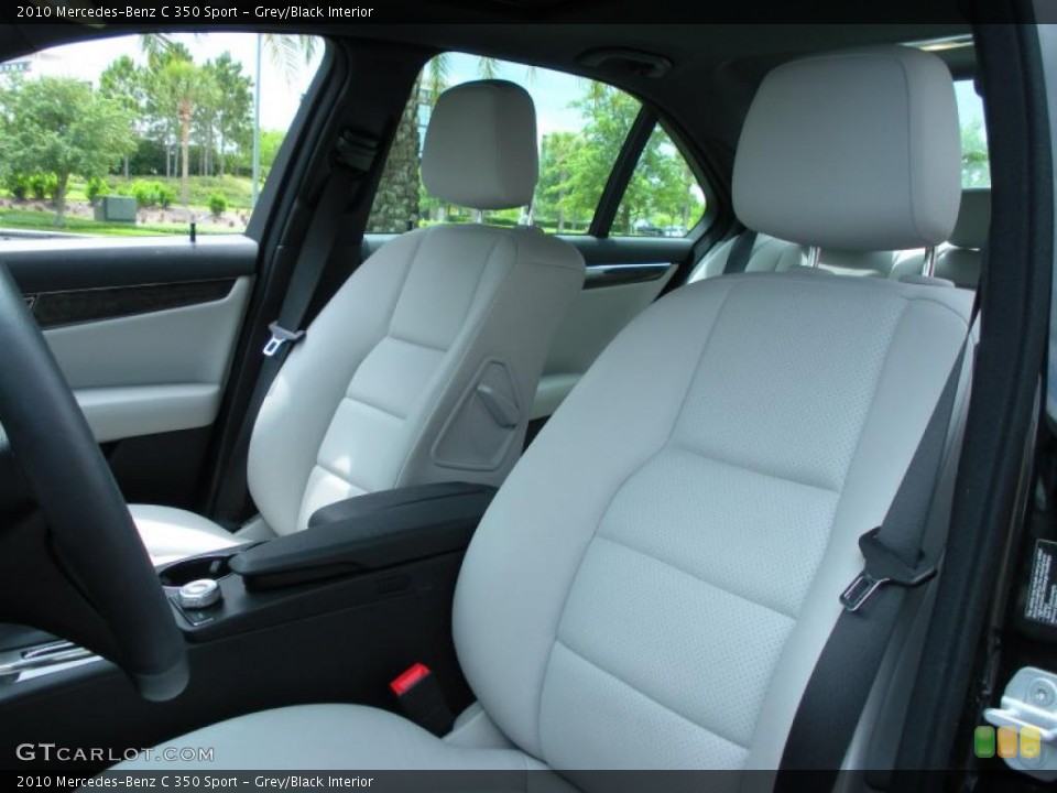 Grey/Black Interior Photo for the 2010 Mercedes-Benz C 350 Sport #48142071