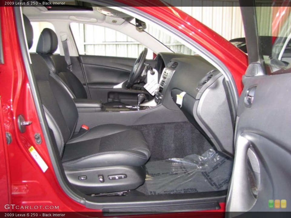 Black Interior Photo for the 2009 Lexus IS 250 #48143442