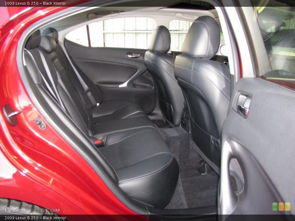 Black Interior Photo for the 2009 Lexus IS 250 #48143457