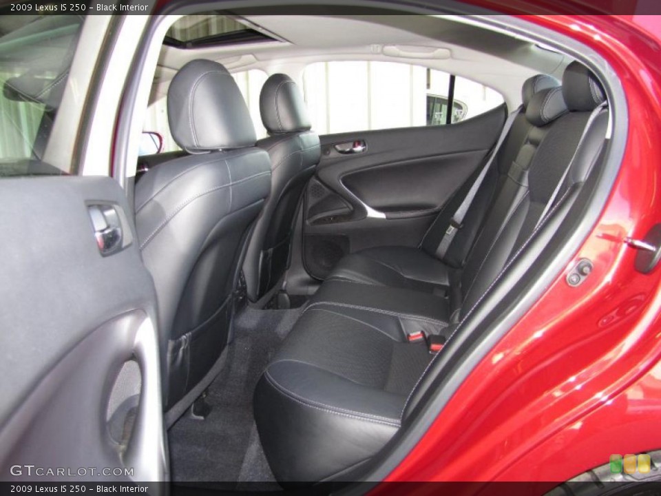 Black Interior Photo for the 2009 Lexus IS 250 #48143472