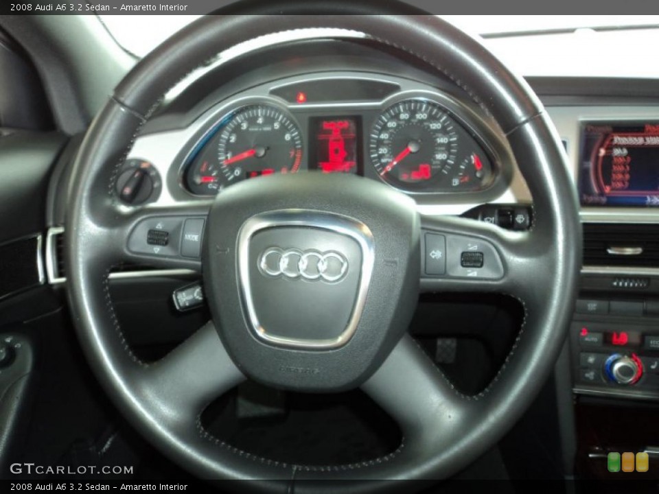 Amaretto Interior Steering Wheel for the 2008 Audi A6 3.2 Sedan #48145629