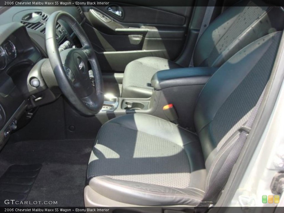 Ebony Black Interior Photo for the 2006 Chevrolet Malibu Maxx SS Wagon #48150557