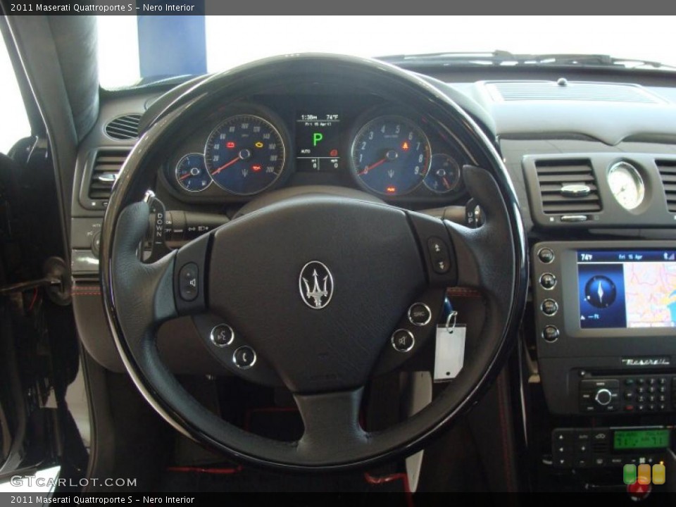 Nero Interior Steering Wheel for the 2011 Maserati Quattroporte S #48150722