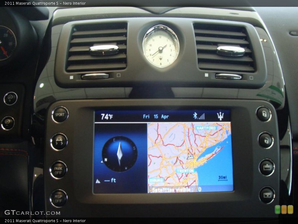 Nero Interior Navigation for the 2011 Maserati Quattroporte S #48150734
