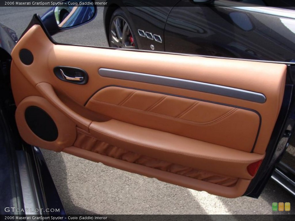 Cuoio (Saddle) Interior Door Panel for the 2006 Maserati GranSport Spyder #48151346