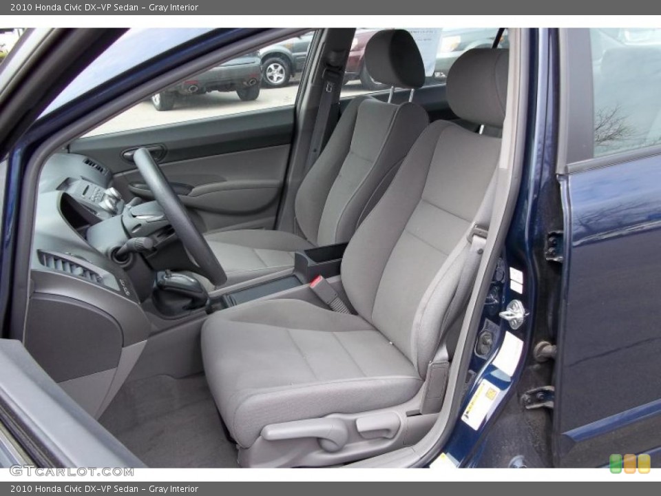 Gray Interior Photo for the 2010 Honda Civic DX-VP Sedan #48151514
