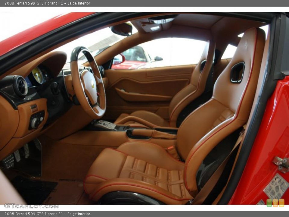 Beige Interior Photo for the 2008 Ferrari 599 GTB Fiorano F1 #48151607