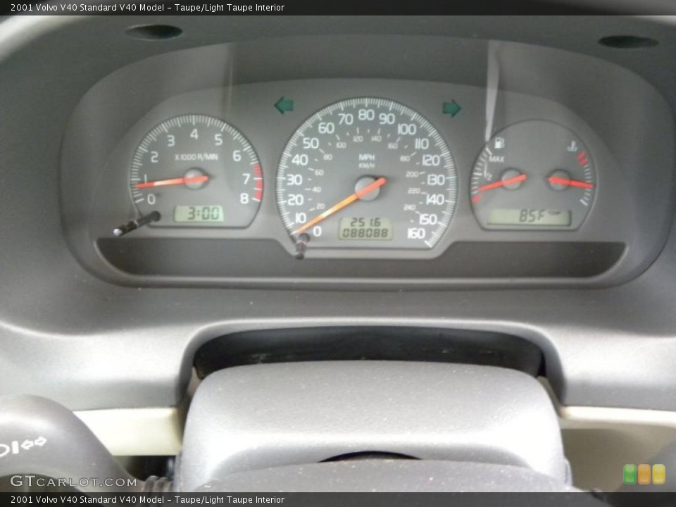 Taupe/Light Taupe Interior Gauges for the 2001 Volvo V40  #48152144