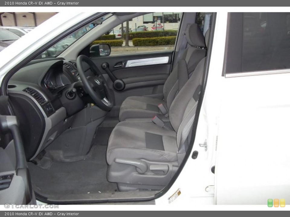 Gray Interior Photo for the 2010 Honda CR-V EX AWD #48152186