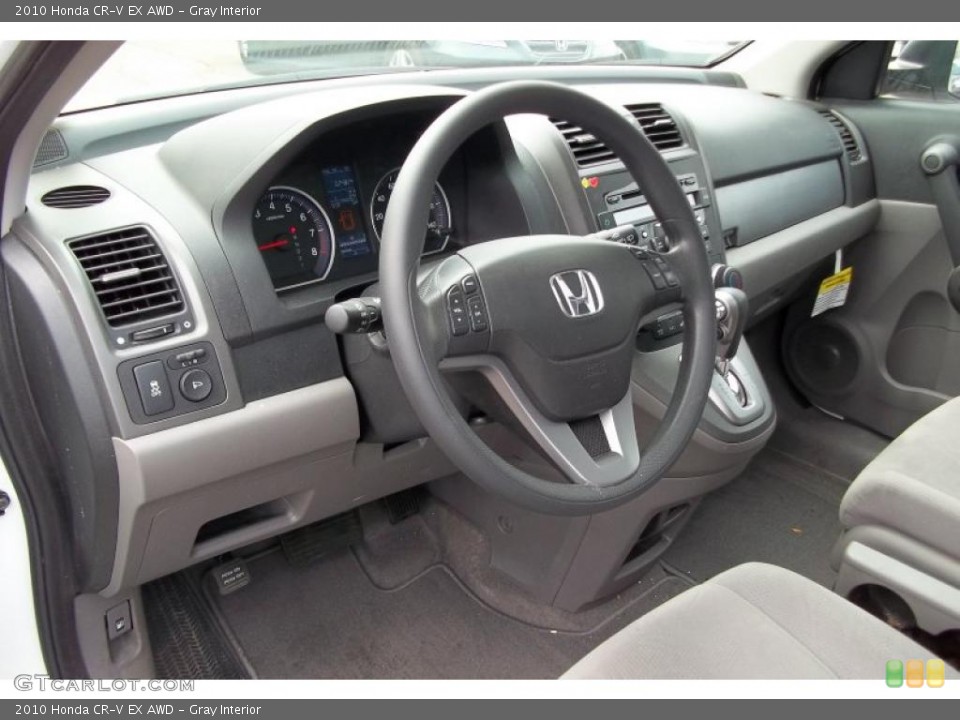 Gray Interior Prime Interior for the 2010 Honda CR-V EX AWD #48152237