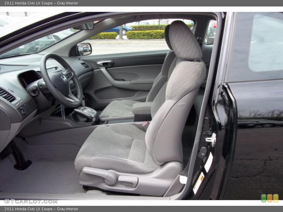 Gray Interior Photo for the 2011 Honda Civic LX Coupe #48153521