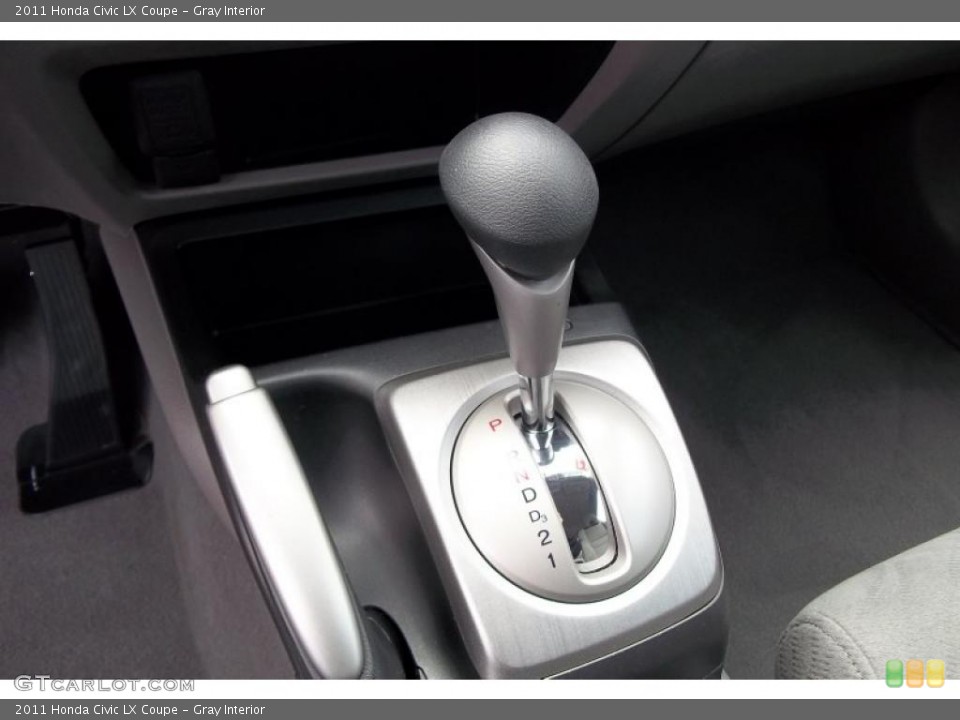 Gray Interior Controls for the 2011 Honda Civic LX Coupe #48153614