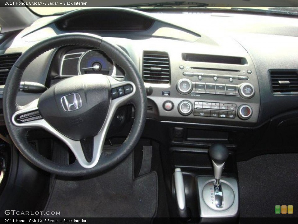 Black Interior Dashboard for the 2011 Honda Civic LX-S Sedan #48154580