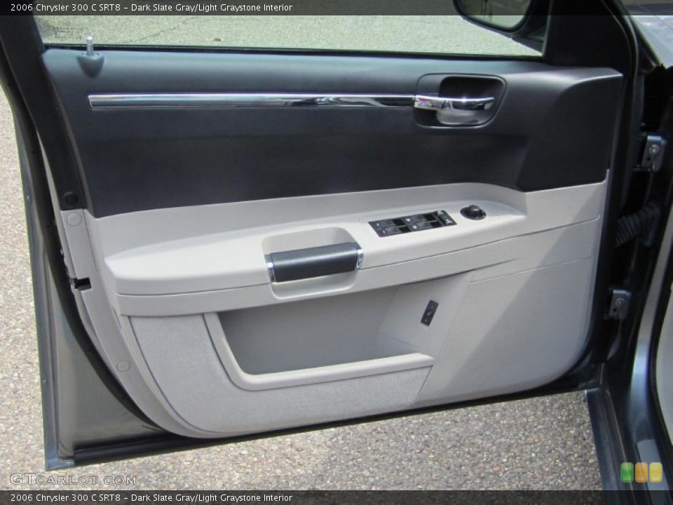Dark Slate Gray/Light Graystone Interior Door Panel for the 2006 Chrysler 300 C SRT8 #48154739