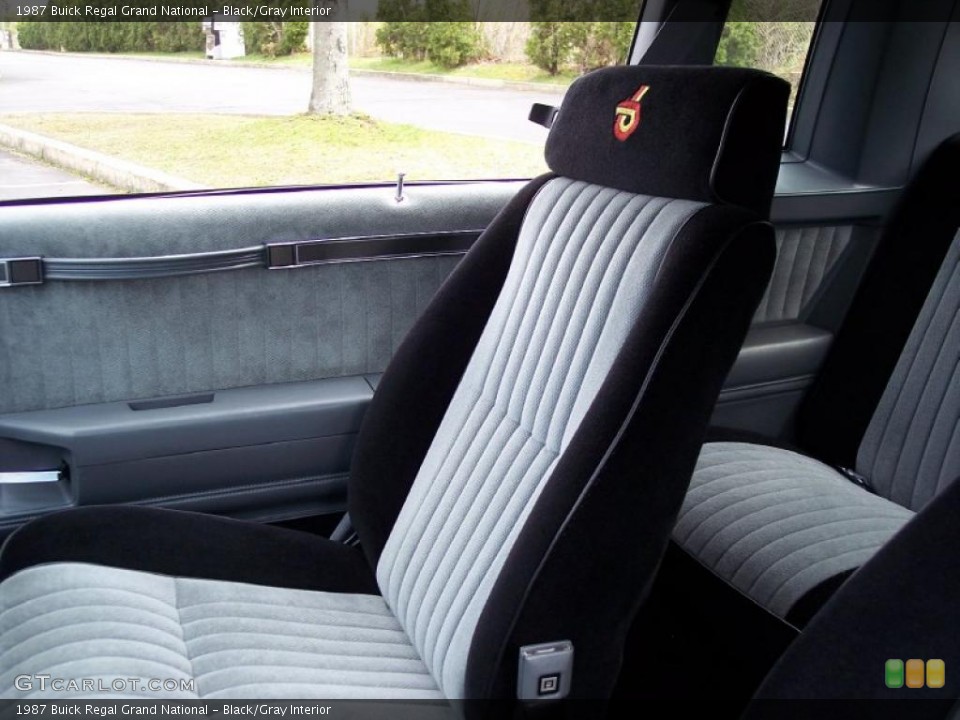 Black/Gray Interior Photo for the 1987 Buick Regal Grand National #48155000