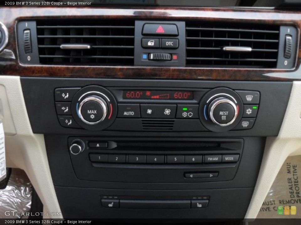 Beige Interior Controls for the 2009 BMW 3 Series 328i Coupe #48156437