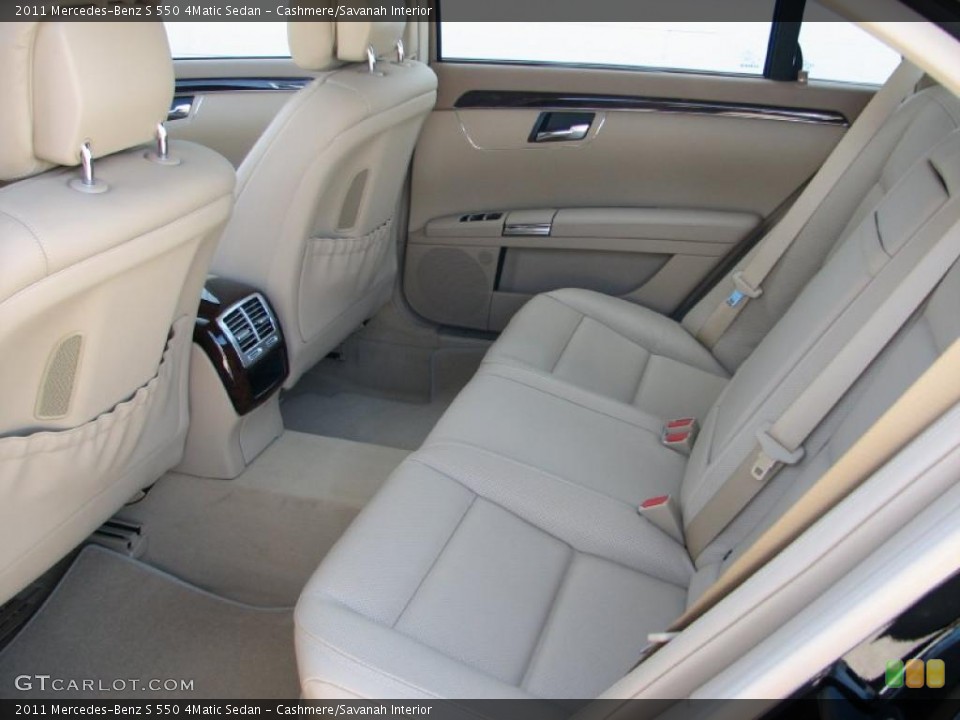 Cashmere/Savanah Interior Photo for the 2011 Mercedes-Benz S 550 4Matic Sedan #48156701