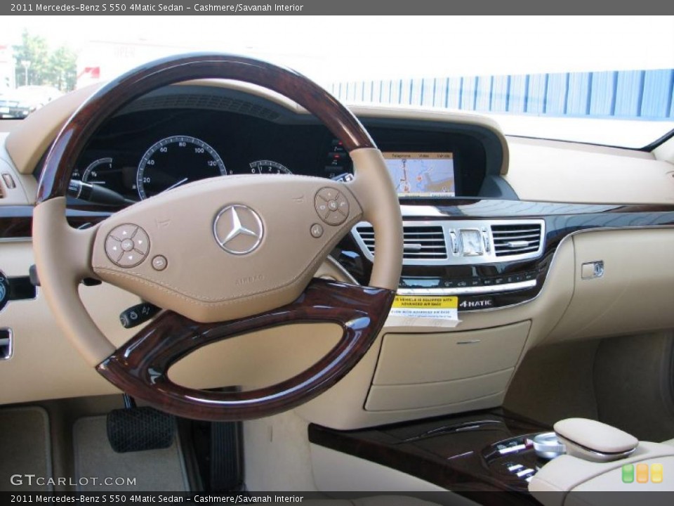 Cashmere/Savanah Interior Photo for the 2011 Mercedes-Benz S 550 4Matic Sedan #48156710