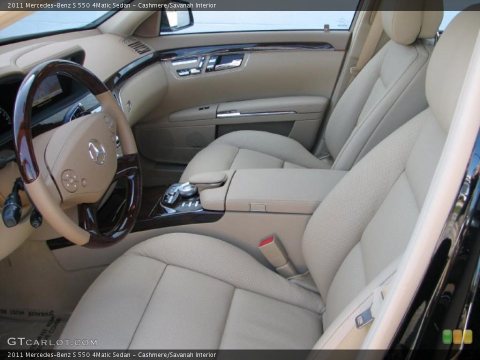 Cashmere/Savanah Interior Photo for the 2011 Mercedes-Benz S 550 4Matic Sedan #48156734