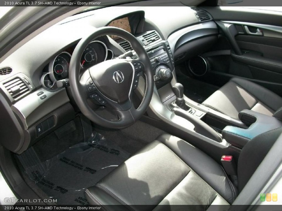 Ebony Interior Prime Interior For The 2010 Acura Tl 3 7 Sh