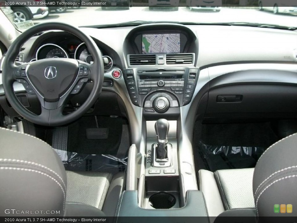 Ebony Interior Dashboard for the 2010 Acura TL 3.7 SH-AWD Technology #48159830