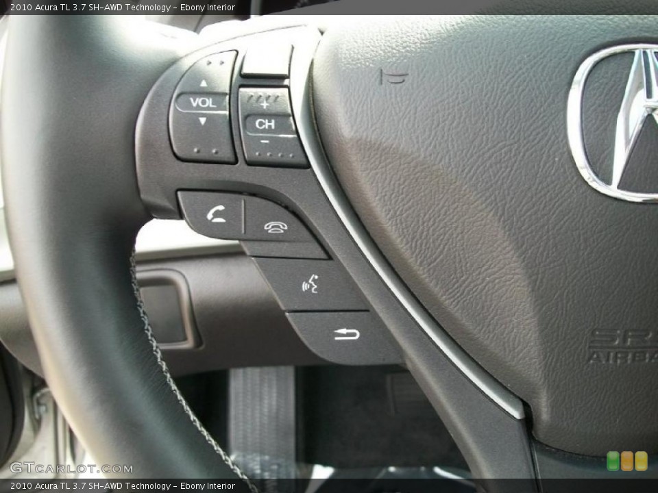 Ebony Interior Controls for the 2010 Acura TL 3.7 SH-AWD Technology #48159848